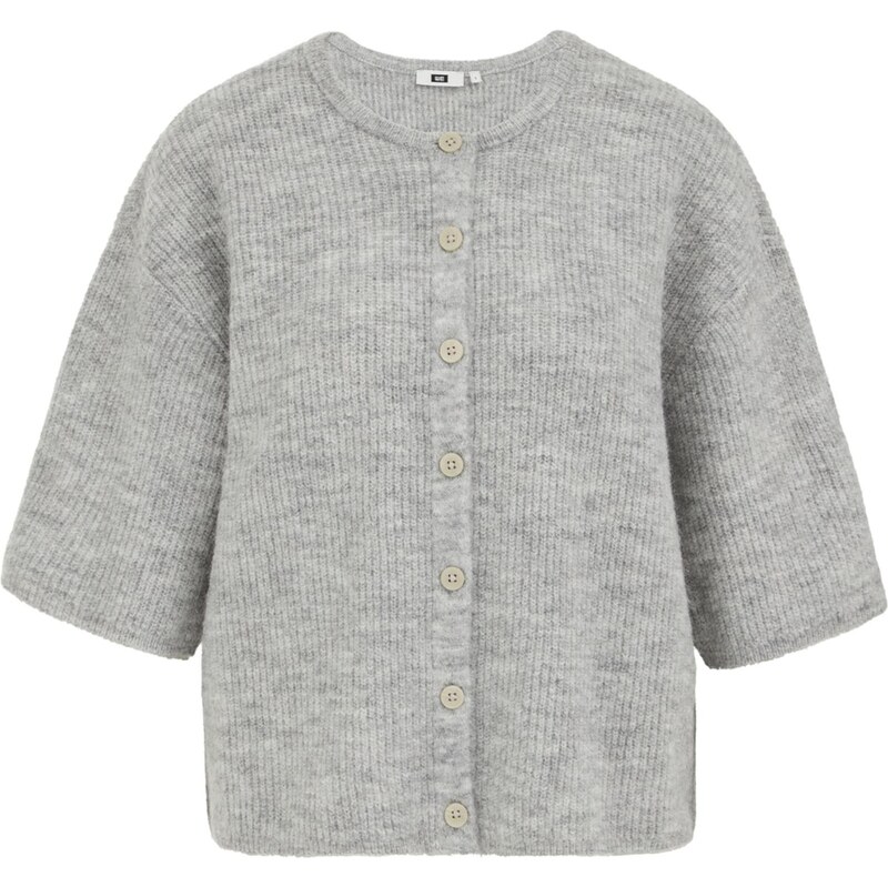 WE Fashion Kardigán svetlosivá 67137488