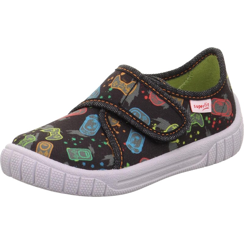 SUPERFIT Papuče BILL svetlomodrá / svetlozelená / oranžová / čierna 67137552