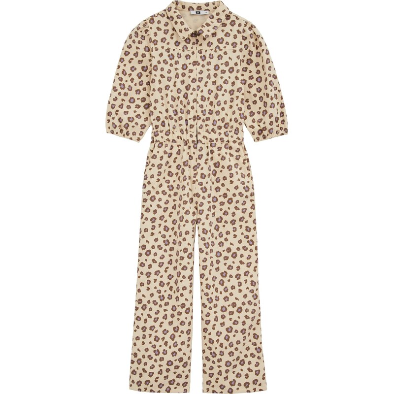 WE Fashion Overal krémová / hnedá / orgovánová 67137530