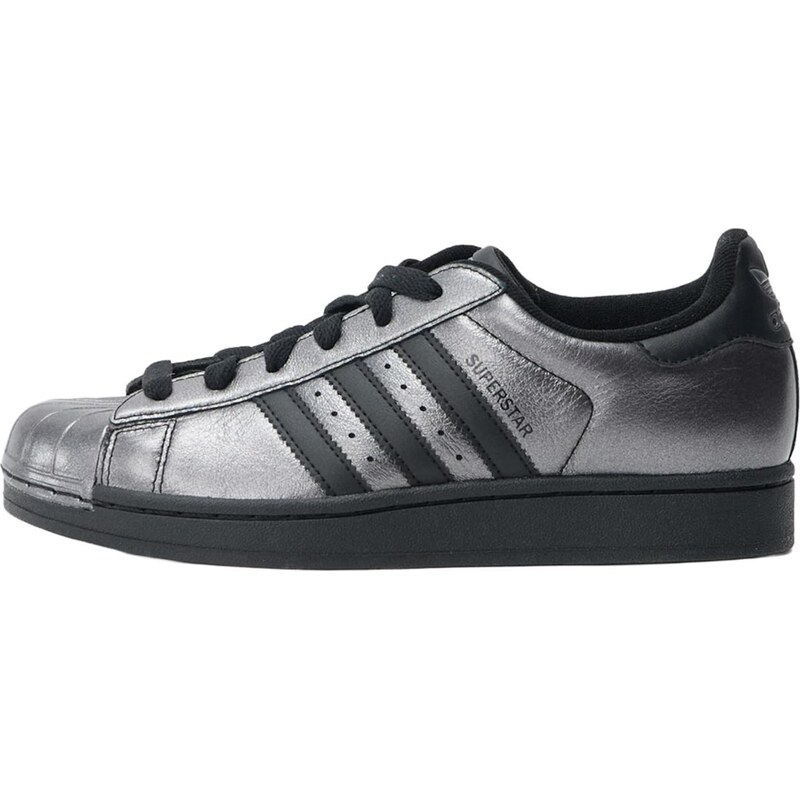 ADIDAS ORIGINALS Nízke tenisky SUPERSTAR II čierna / strieborná 67137559