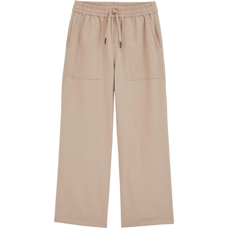 WE Fashion Nohavice tmavobéžová 67137545