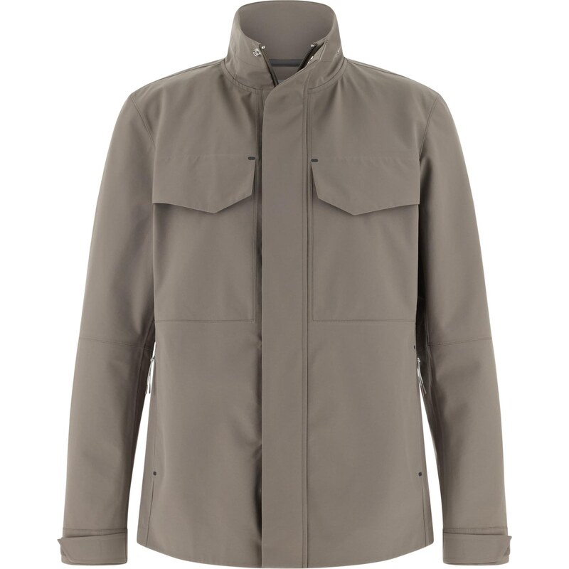 Boggi Milano Prechodná bunda B TECH sivá melírovaná 67137574