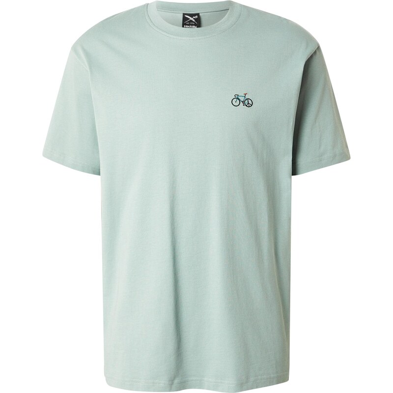 Iriedaily Tričko Peaceride modrá / pastelovo modrá / mokka / čierna 67137603