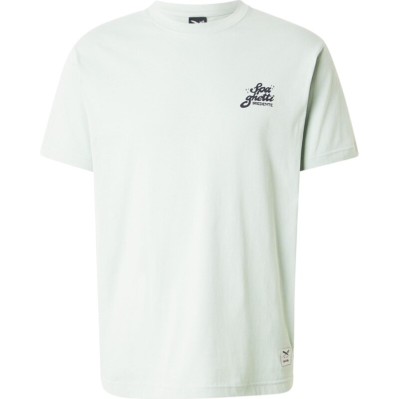 Iriedaily Tričko Spa Ghetti sivá / svetlozelená / biela 67137602