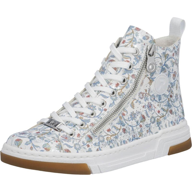 Rieker Členkové tenisky svetlomodrá / hnedá / biela 67137623