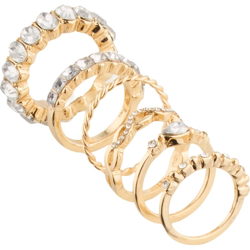 studioselect Prsteň zlatá / priehľadná 67137647