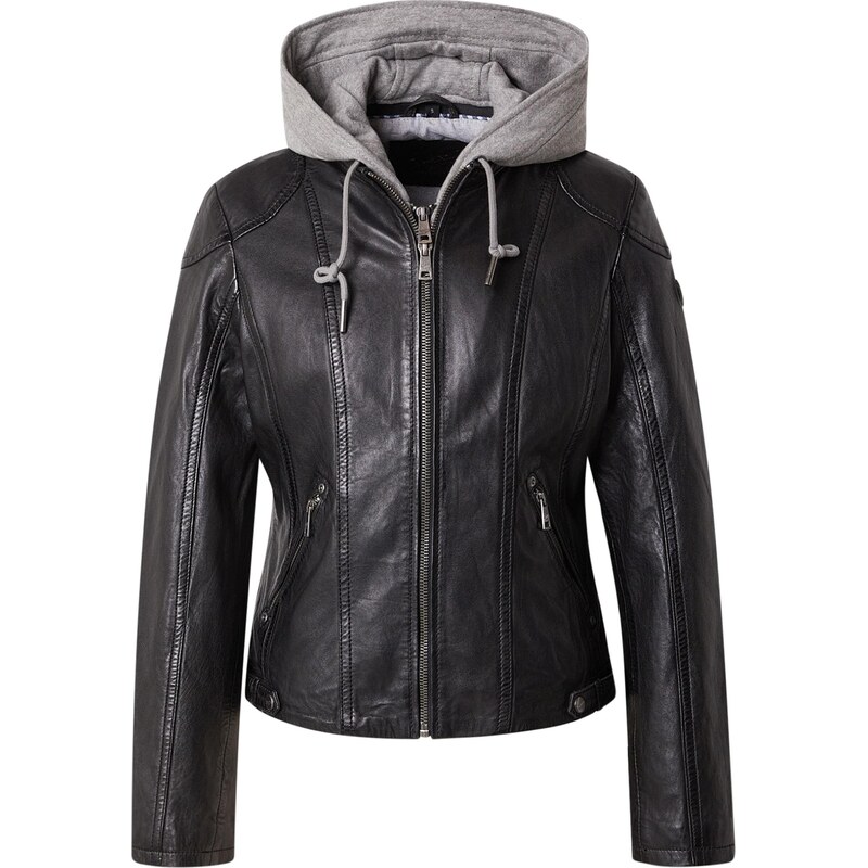 Mauritius Prechodná bunda Ammy svetlosivá / čierna 67137686