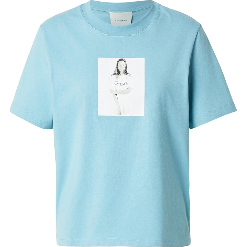 Calvin Klein Tričko OBSESSION svetlomodrá / sivá / biela 67137677