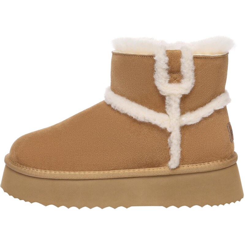 Everau Nízke čižmy Barren gaštanová 67152062