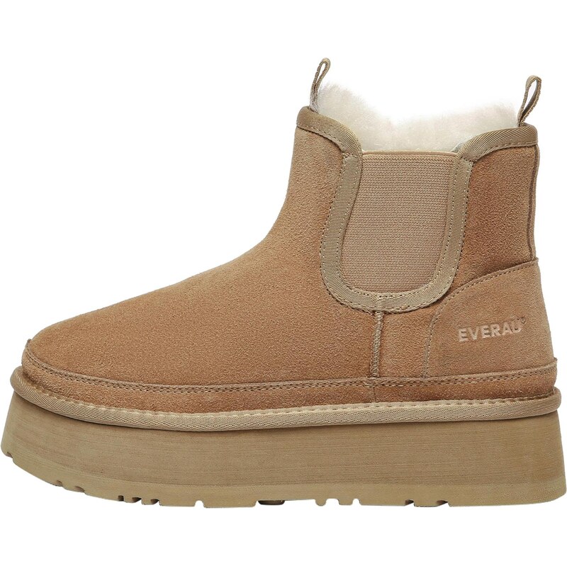 Everau Chelsea čižmy Shoveler gaštanová 67152058