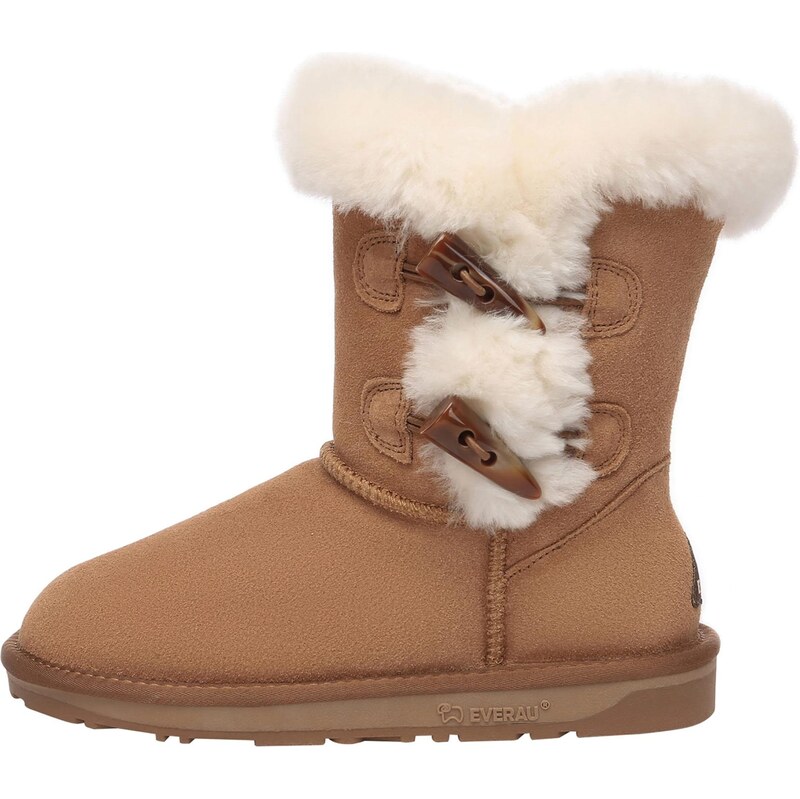 Everau Nízke čižmy Stork gaštanová 67152041