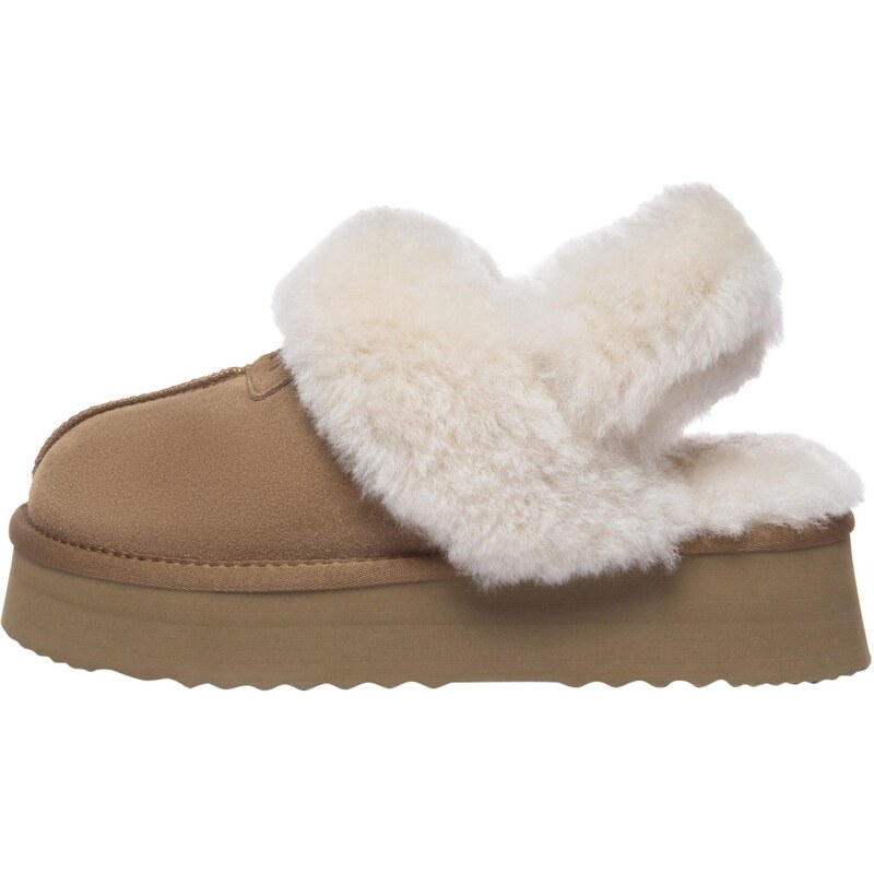 Everau Papuče Fantail hnedá 67152063