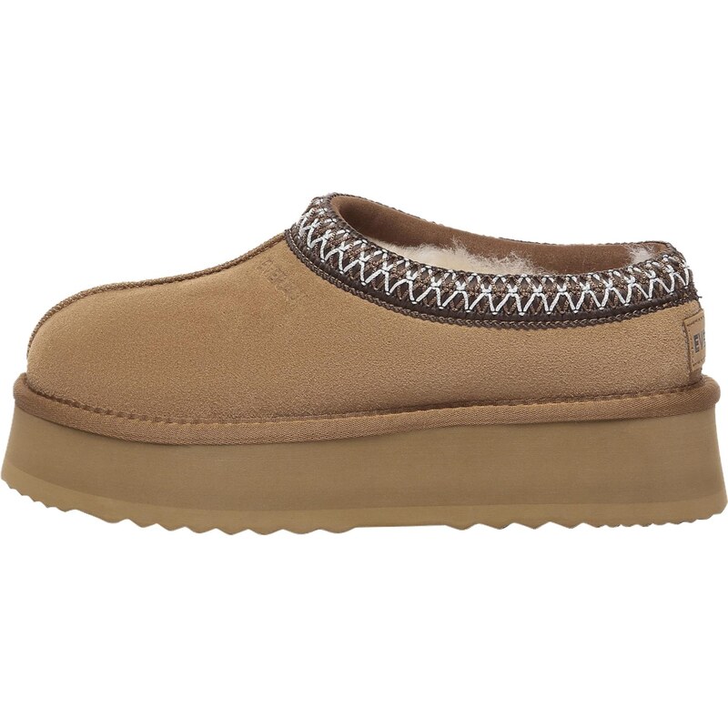 Everau Papuče gaštanová / tmavohnedá / biela 67152061