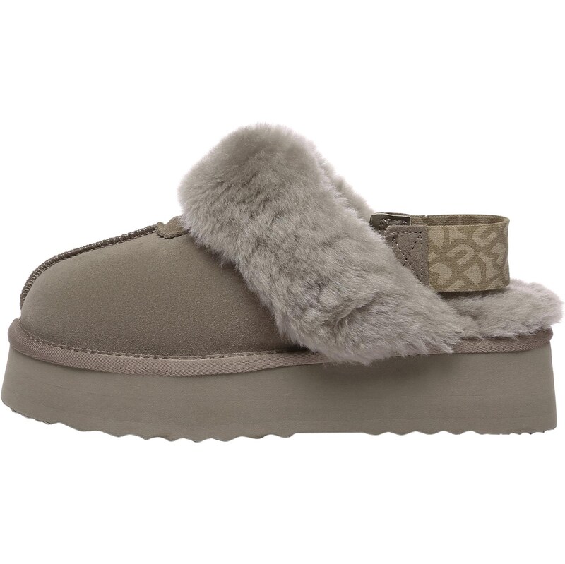 Everau Papuče hnedá melírovaná 67152082