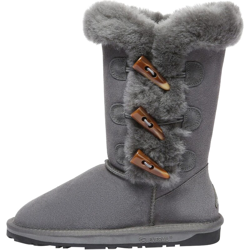 Everau Nízke čižmy hnedá / grafitová 67152084