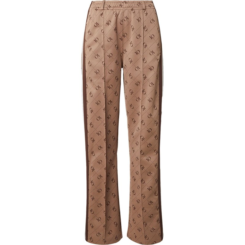 10Days Nohavice čokoládová / mokka / biela 67137709