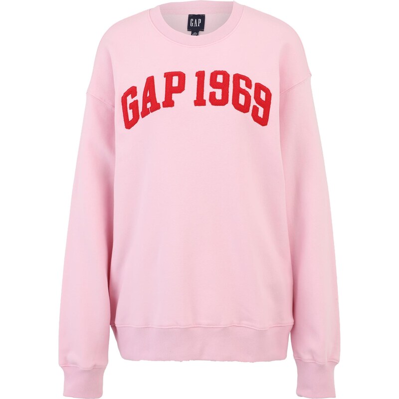 Gap Tall Mikina LOVE svetloružová / červená 67137735