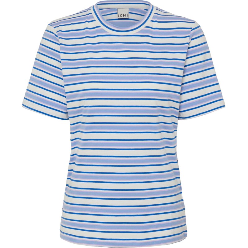 ICHI Tričko Mira modrá / opálová / orgovánová / biela 67137737