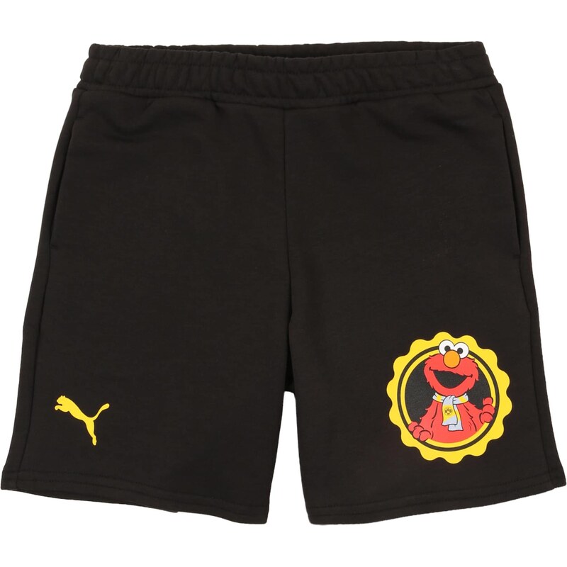 PUMA Športové nohavice BVB x Sesame Street žltá / červená / čierna 67137752