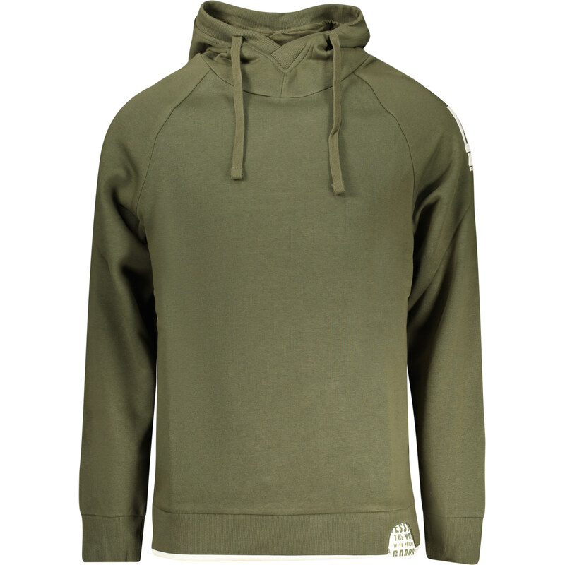 Rifle Zelená pánska mikina s kapucňou 67157121