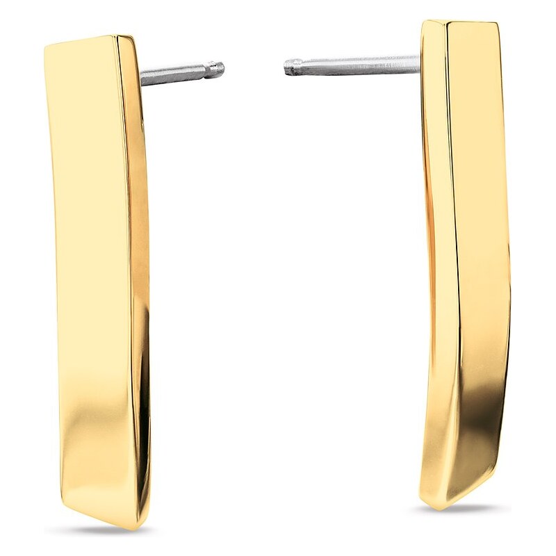 Calvin Klein Visiace pozlátené náušnice Elliptical 35000850 67135855