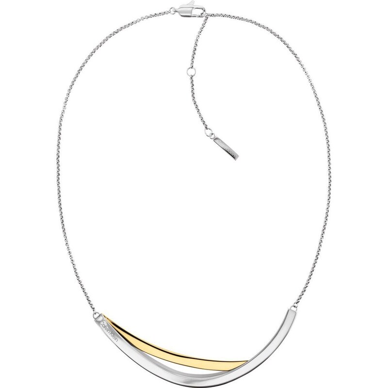 Calvin Klein Dámsky bicolor náhrdelník z ocele Elliptical 35000847 67135858