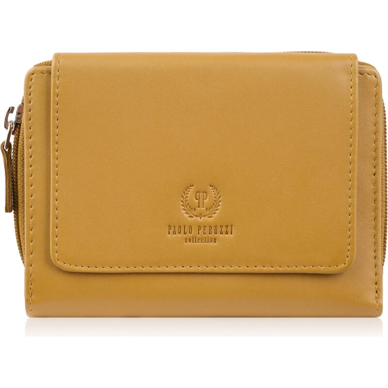 Paolo Peruzzi Dámska kožená peňaženka s RFID | medená SL-07-MNG 66964999