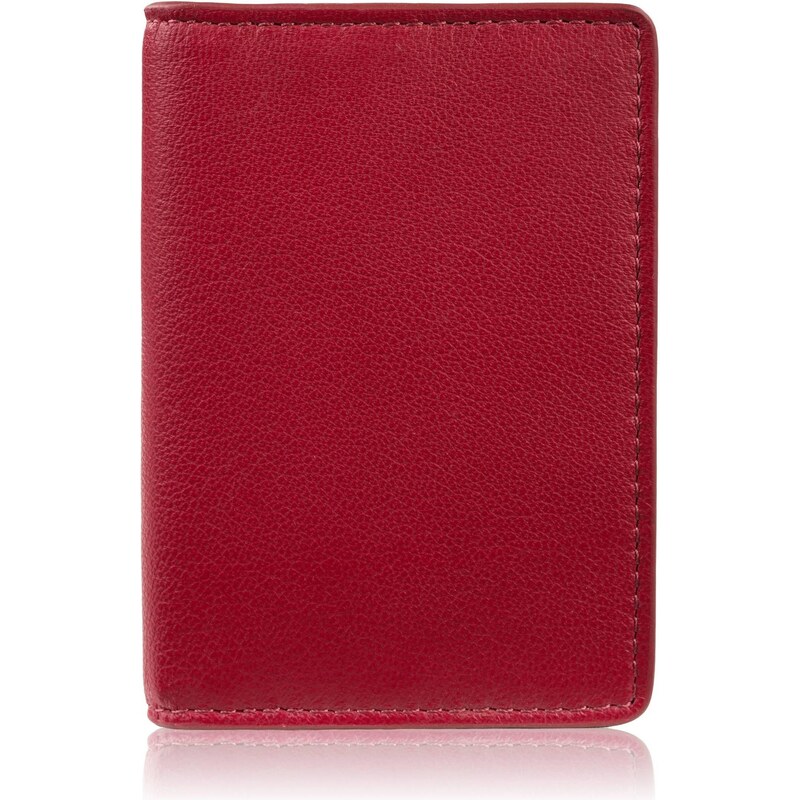 Paolo Peruzzi Elegantné kožené puzdro na karty s RFID | červená KV-05 66887809
