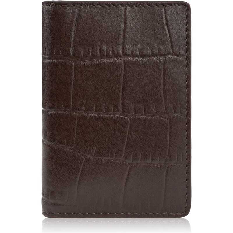 Paolo Peruzzi Elegantné kožené puzdro na karty s krokodílím vzorom s 66887805