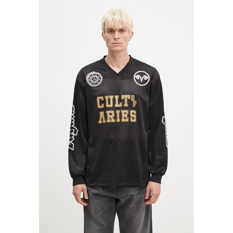 Tričko s dlhým rukávom Aries Cult Leader Airtex Longsleeve Tee 67155073