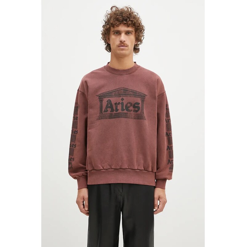 Bavlnená mikina Aries Aged Ancient Column Sweat 67155081