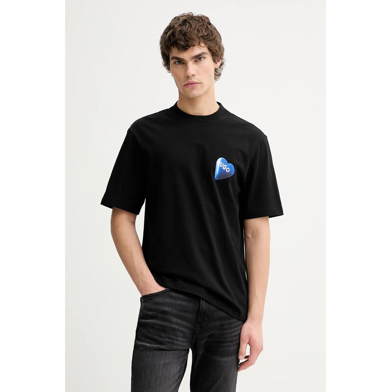 Bavlnené tričko Hugo Blue Nalentinio 67149169