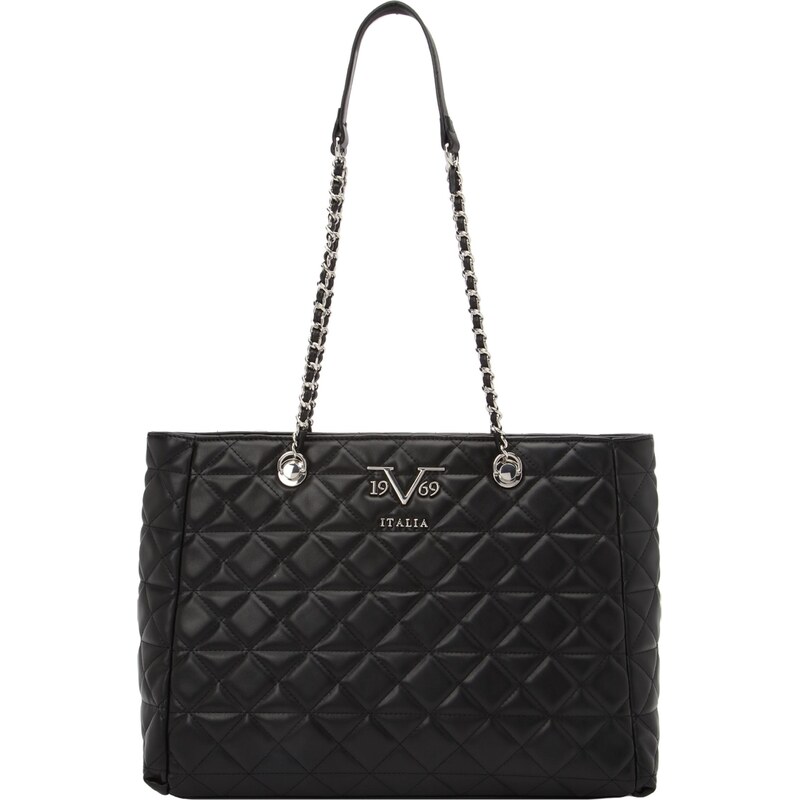 19V69 ITALIA Shopper Silvia Silver čierna 66179622