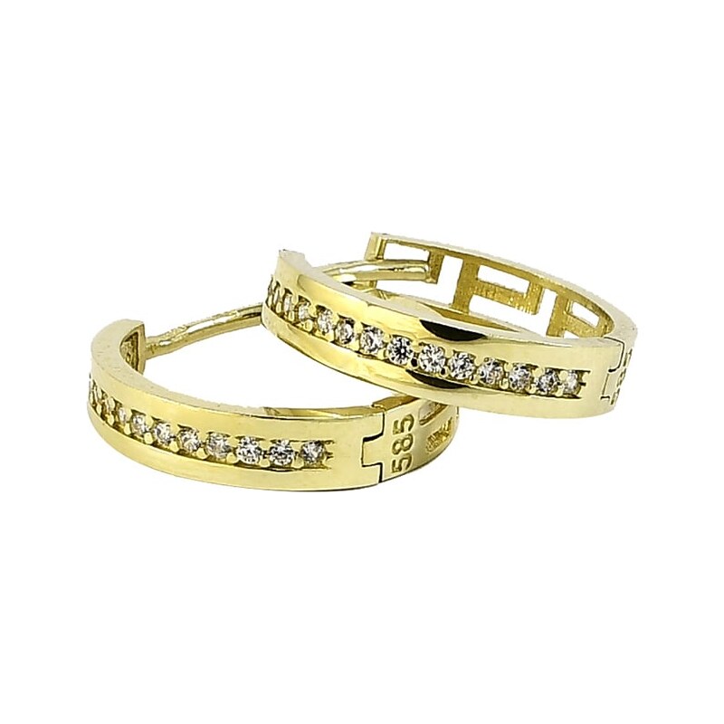 Zlaté náušnice Glare 998 67142919