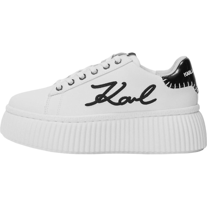 Karl Lagerfeld Nízke tenisky čierna / biela 65394971