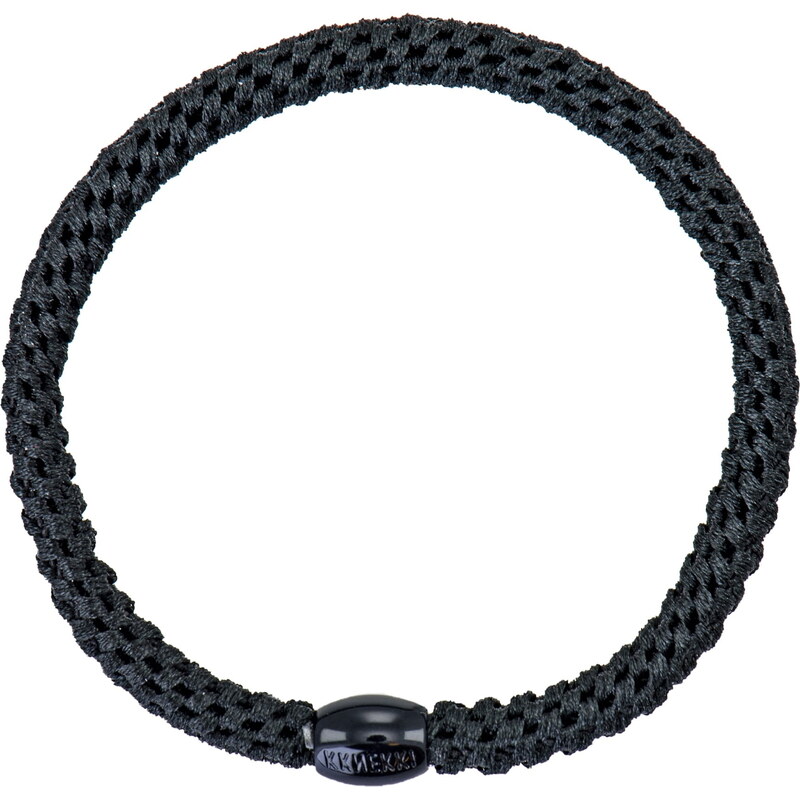 Gumička do vlasov Kknekki Slim Black 67145478