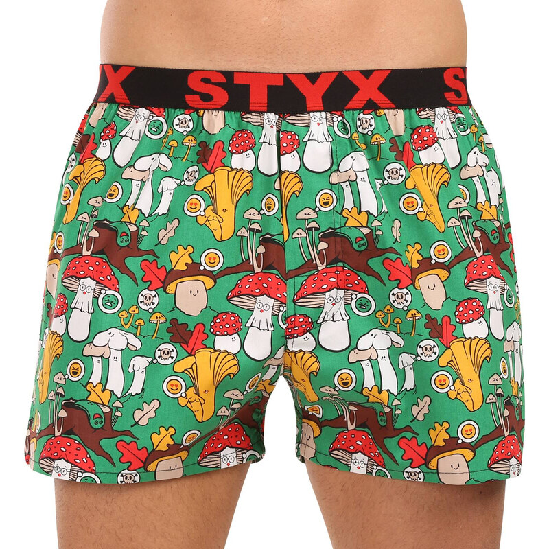 Pánske trenírky Styx art športová guma huby (B1858) 67147006