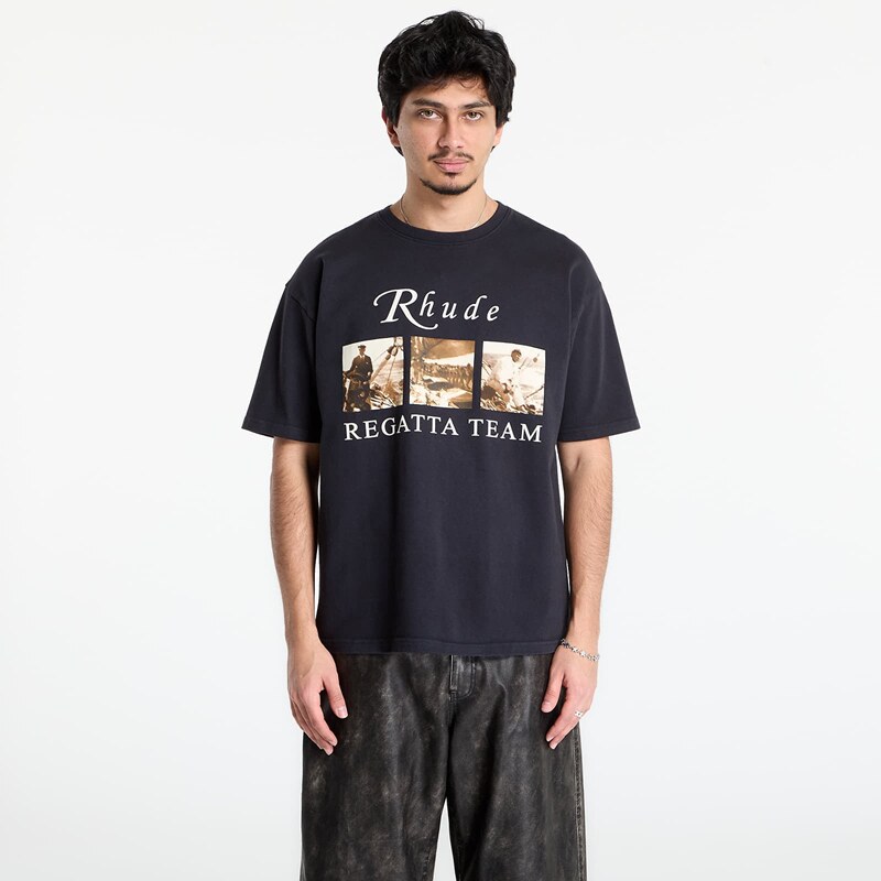 Tričko Rhude Usvi Regatta Tour Tee Vintage Black/ White/ Red XL 67148716
