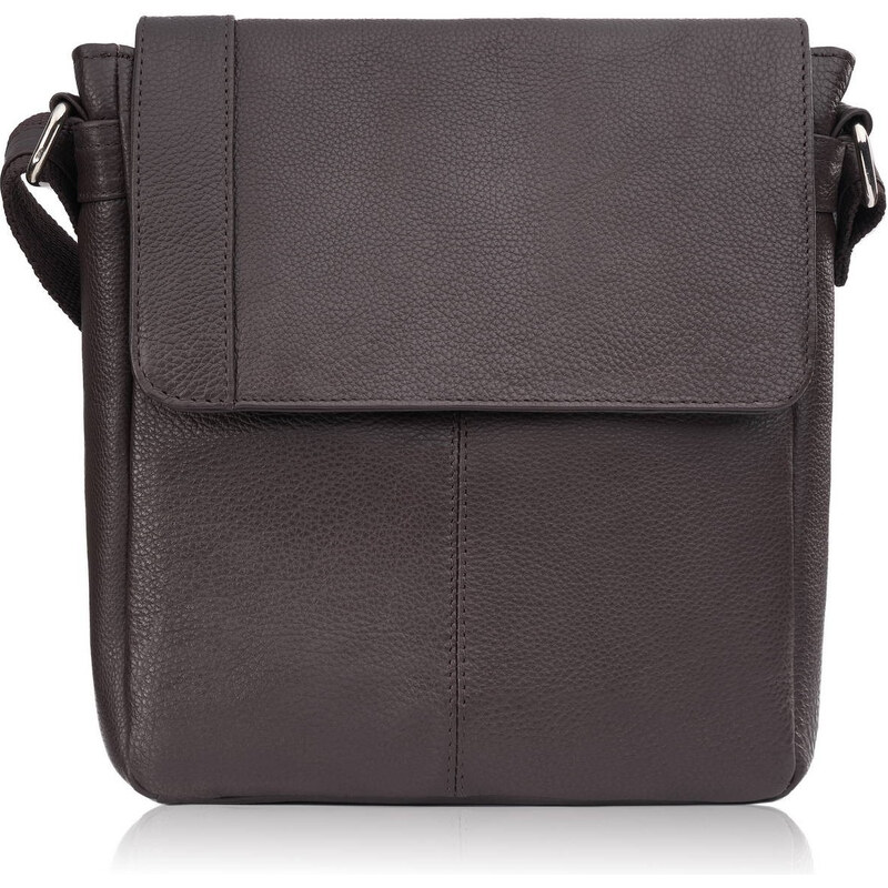 Paolo Peruzzi Pánska kožená taška cez rameno | hnedá E-31-BR 67148543