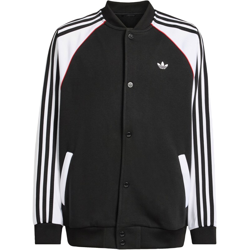 ADIDAS ORIGINALS Tepláková bunda SST LOOSE červená / čierna / biela 67151984