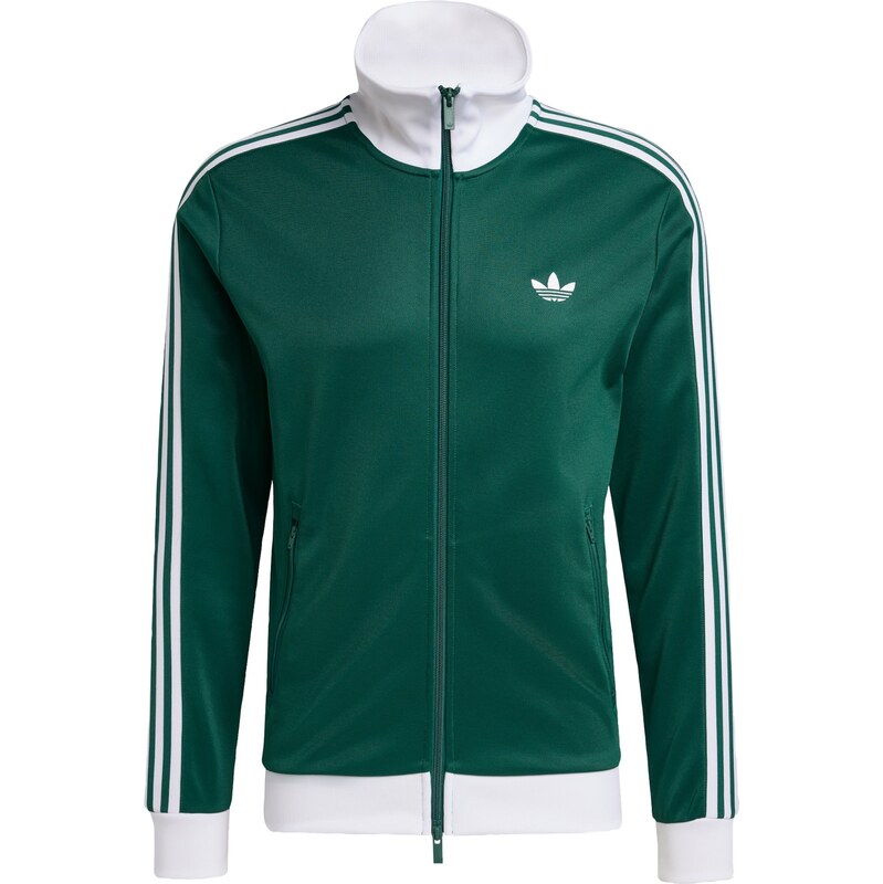 ADIDAS ORIGINALS Tepláková bunda Classic smaragdová / biela 67151987
