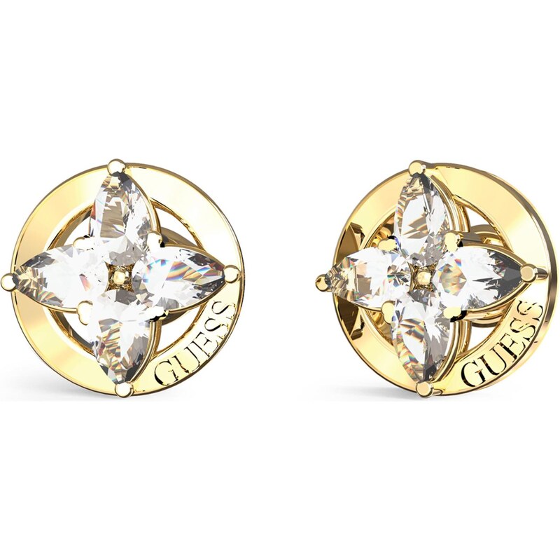 GUESS Náušnice zlatá / priehľadná 67152127