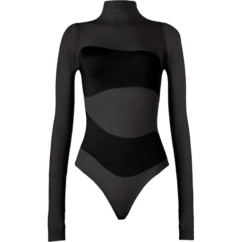 Wolford Košeľové body čierna 67152144