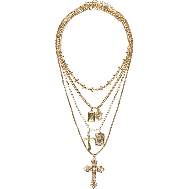 Bershka Retiazka zlatá 67152138