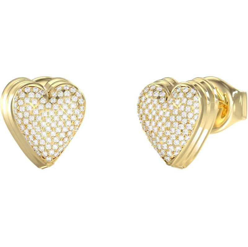 GUESS Náušnice zlatá / priehľadná 67152148