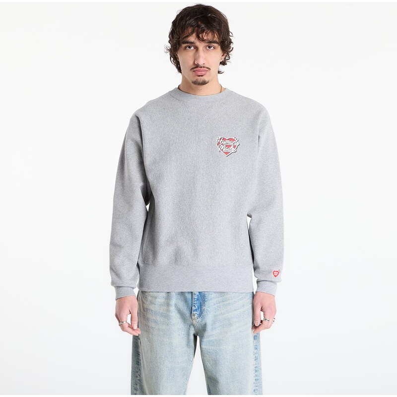 Mikina HUMAN MADE Heavyweight Sweatshirt UNISEX Gray L 67148728