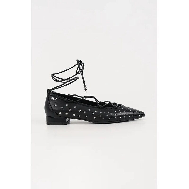 Kožené balerínky Karl Lagerfeld KERRIE 67147205