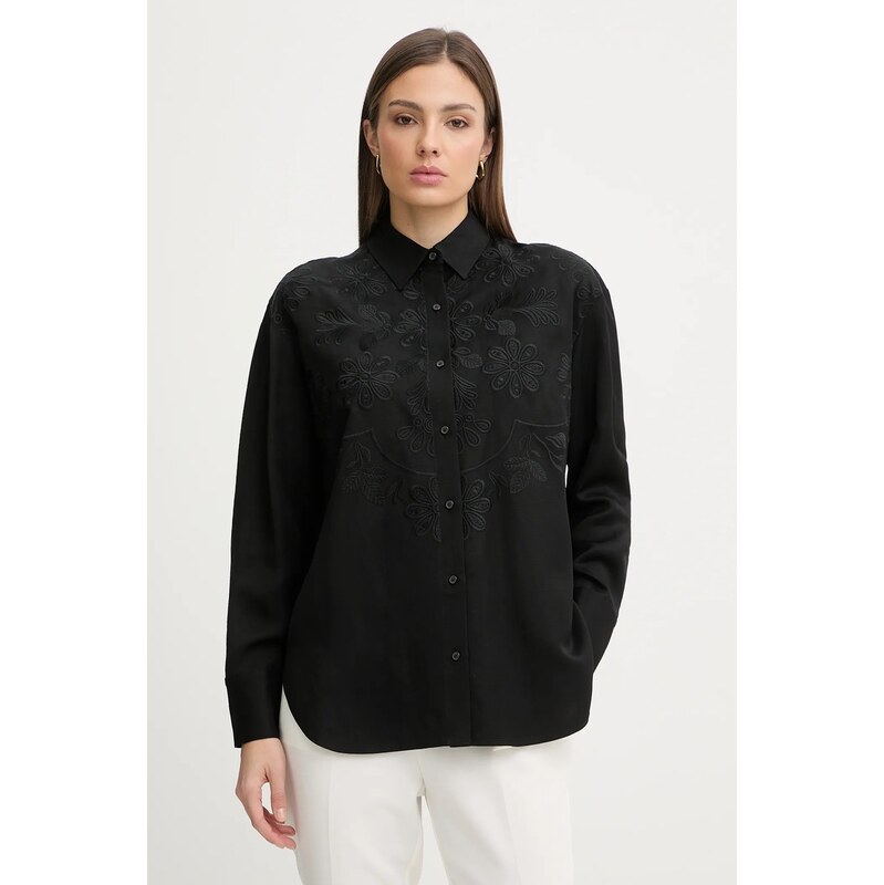 Košeľa s prímesou ľanu Tommy Hilfiger 67161272