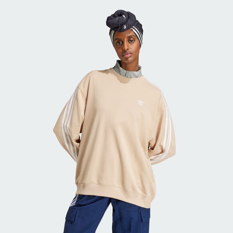Adidas Mikina 3-Stripes Oversized Crew 67154634