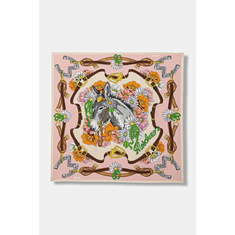 Hodvábna šatka Moschino 67155382